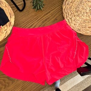 lululemon fast and free high rise 3” split short